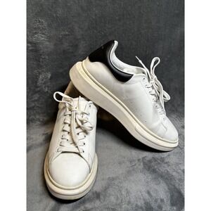 Martin Valen Shoes Mens Size EU 44 White Black Leather Low Top Platform Sneakers